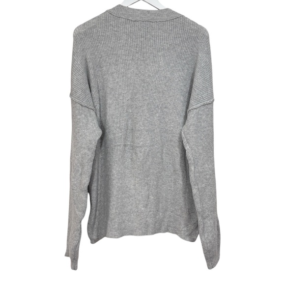 Pink Rose Gray & Black Bow Oversized sweater Size 1X Womens NWT - Picture 8 of 10